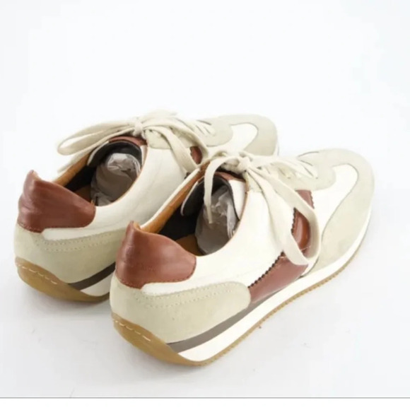 MASSIMO DUTTI Cloth low trainers in a size 9.5 - Picture 3 of 12